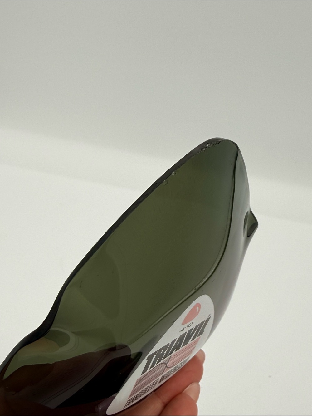 1960 Merck Sharp & Dohme 2 Triavil Pharmaceutical Ad Ashtray  - MCM Smoked Glass - Picture 5 of 6